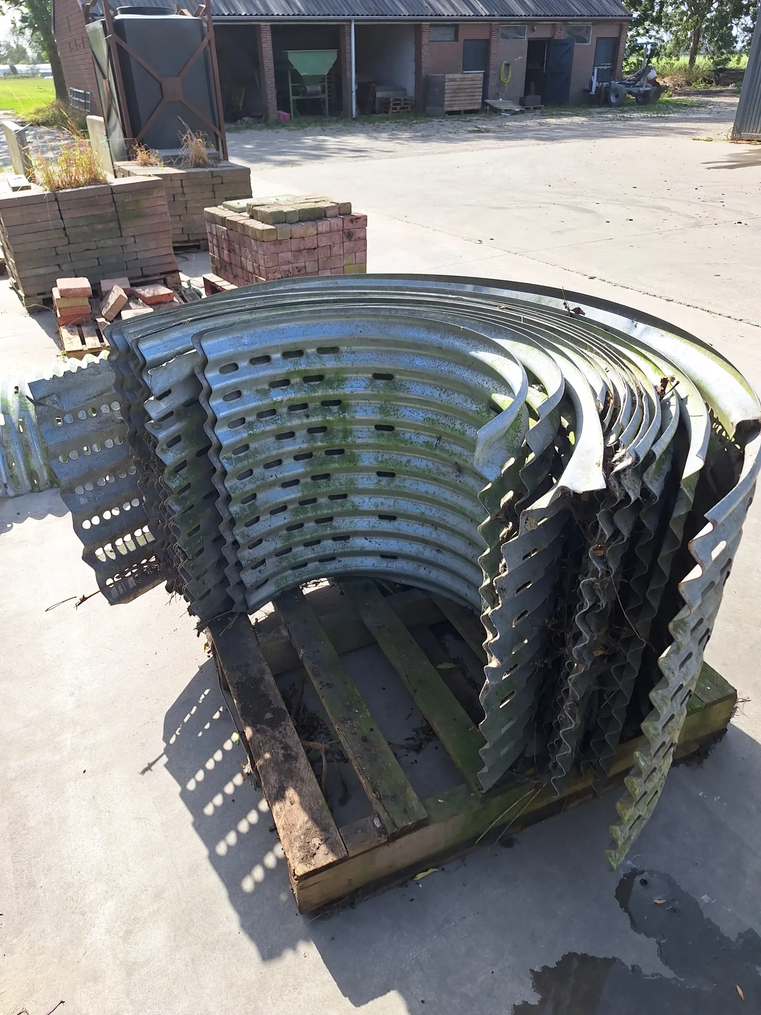 Halfronde ventilatiekanalen te koop - 25 stuks
