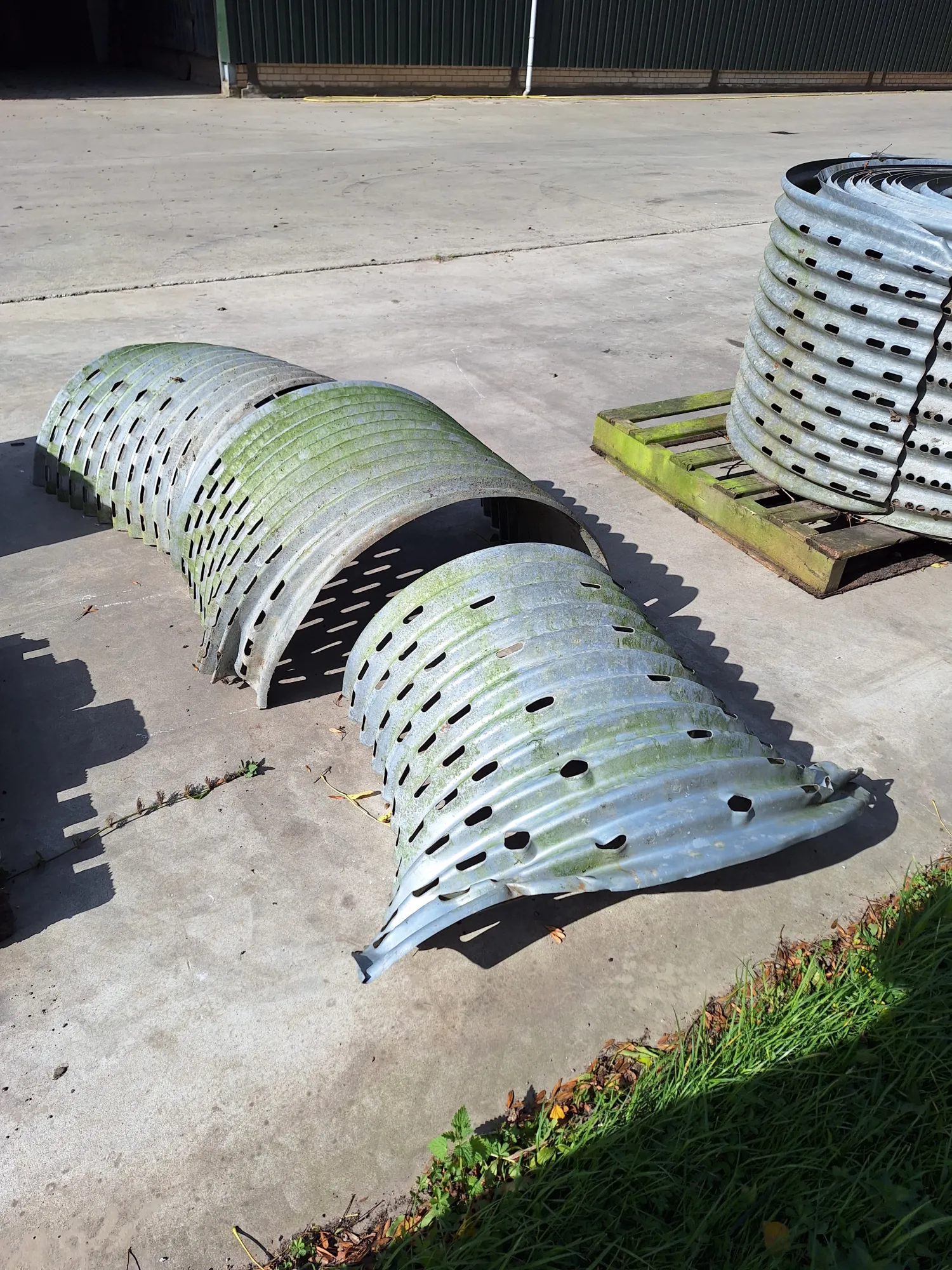 Halfronde ventilatiekanalen te koop - 25 stuks