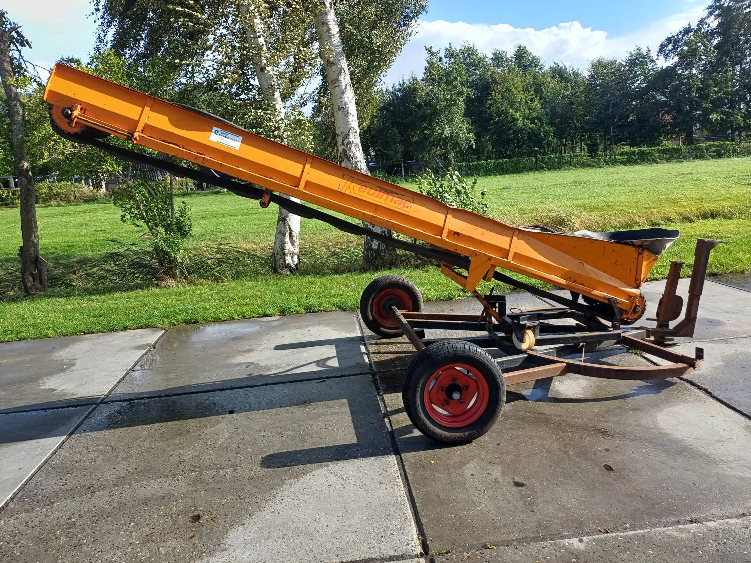 Keulmac Förderband - 4 Meter - Hydraulisch Angetrieben