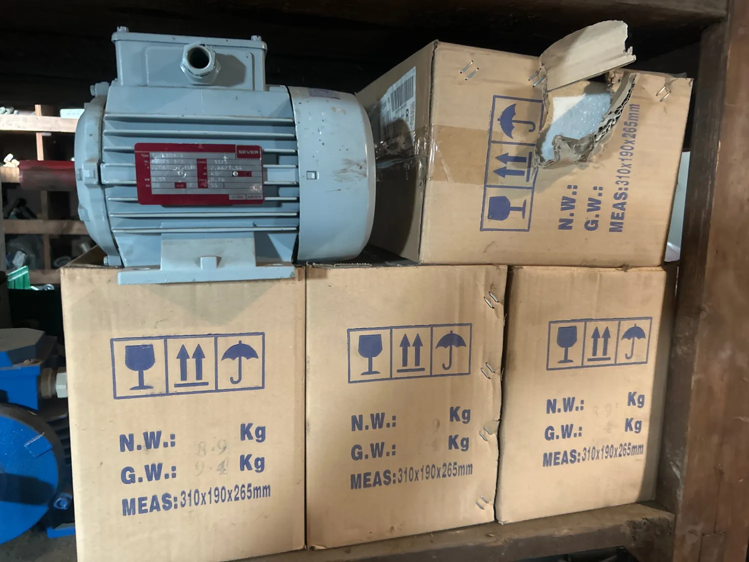 Elektromotoren voor Ventilatie | 0,55 kW Nieuw