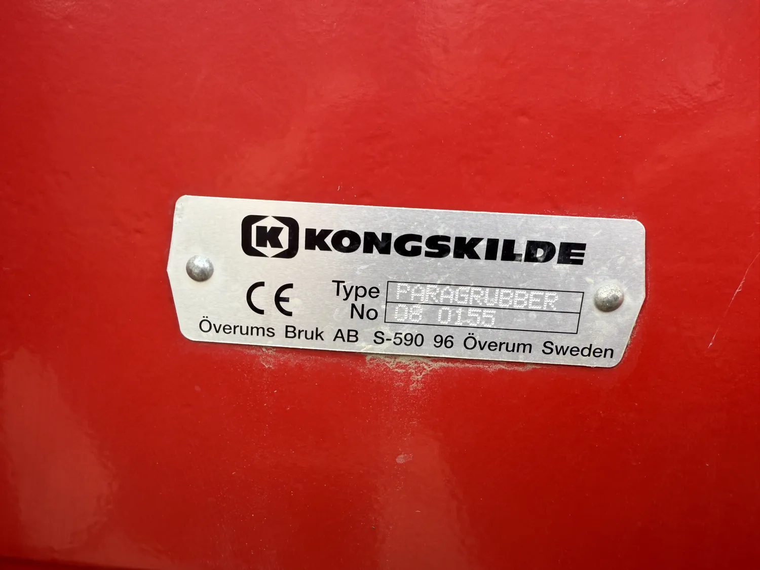 Kongskilde Paragrubber προς πώληση | Μηχανικός ανελκυστήρας