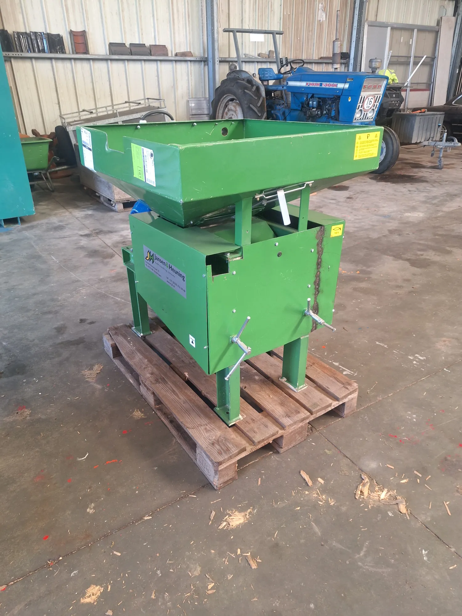 Zware Graanpletter met Motor - Hoge Capaciteit