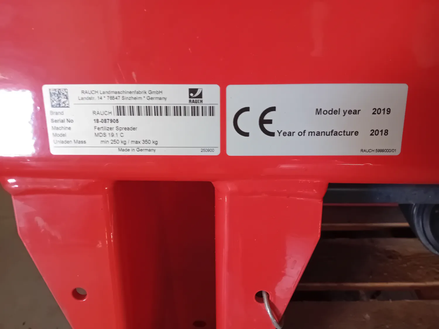 Rauch MDS 19.1 Schotelstrooier (2018) in Nieuwstaat