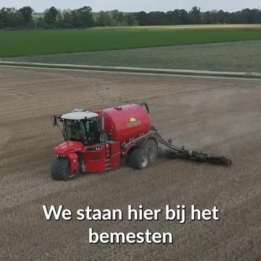 Manure Spreading with Vervaet - Low Soil Pressure