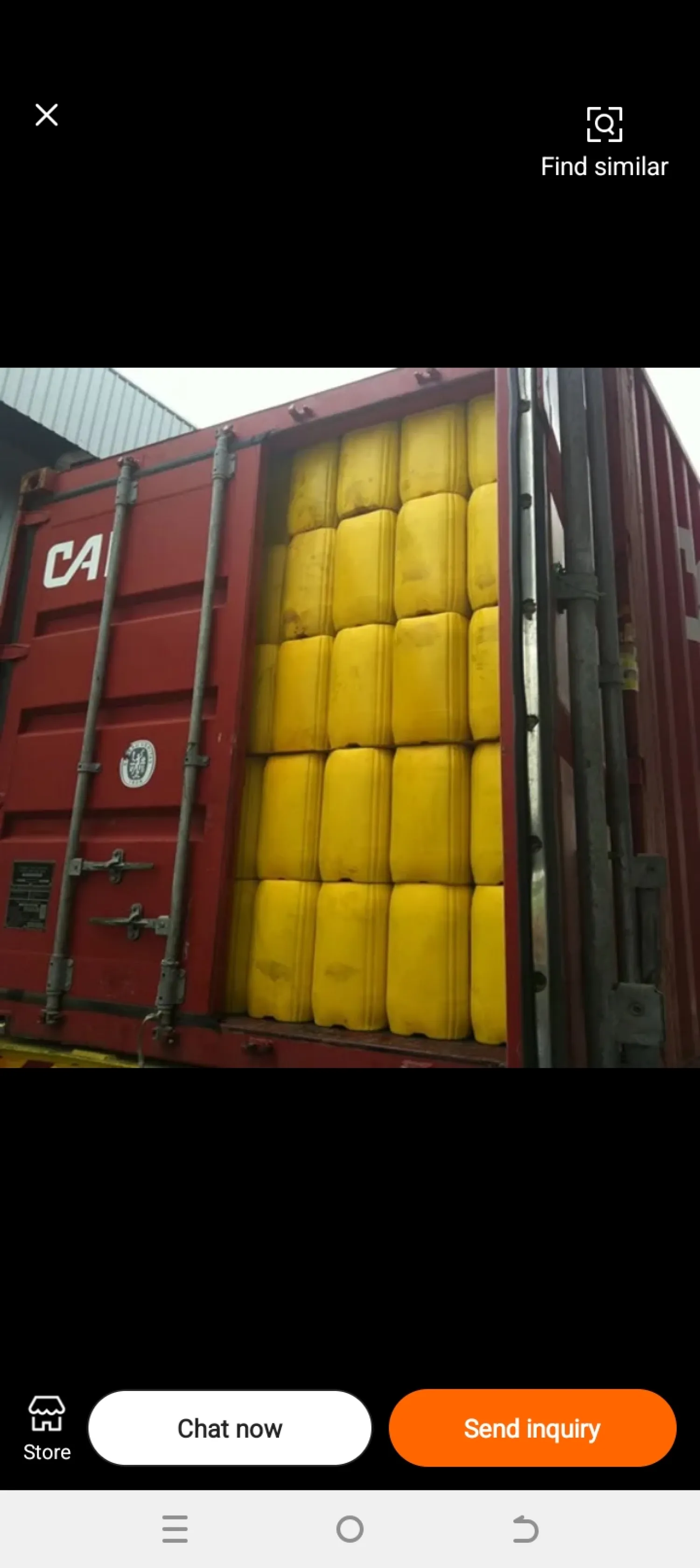 Aceite de palma rojo procesado de alta calidad, latas de 25 kg