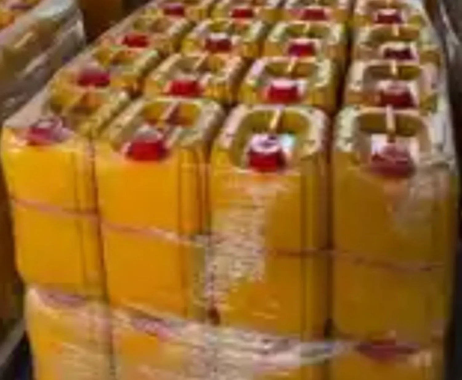 Aceite de palma rojo procesado de alta calidad, latas de 25 kg