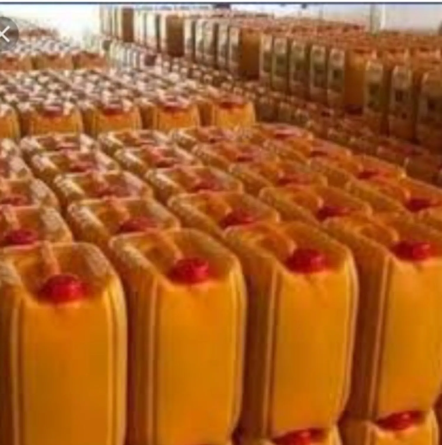 Aceite de palma rojo procesado de alta calidad, latas de 25 kg