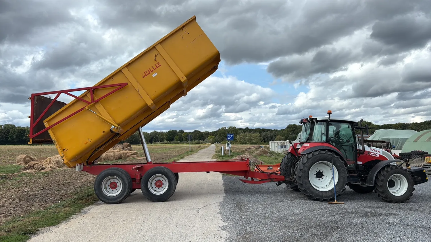 Mullie Kipper 13 Ton: Graankluik & Hydrolische Schof