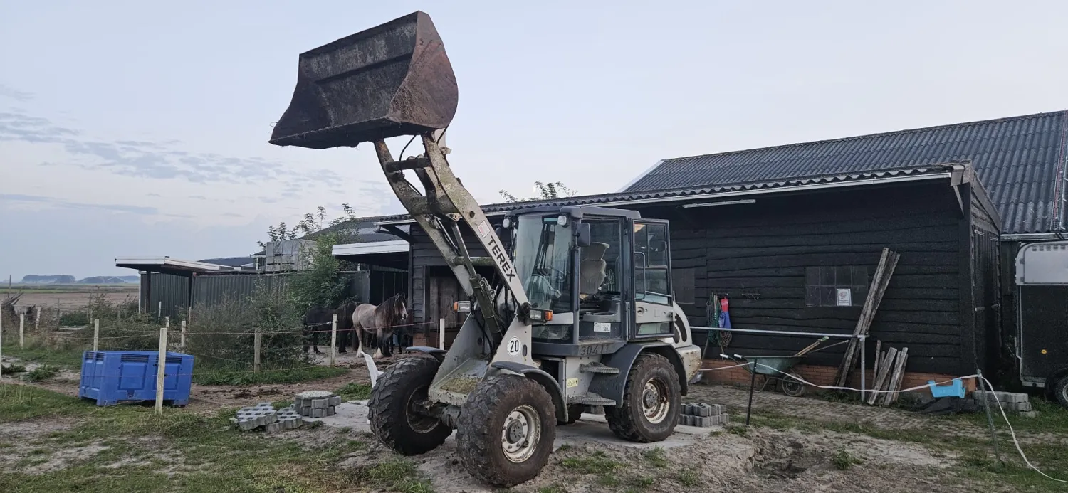 Terex TL80 laadschop met palletvorken - Direct inzetbaar