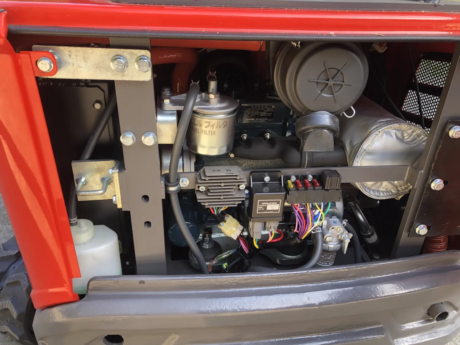 Minikraan 1.8 Ton - Kubota Motor, Weinig Gebruikt