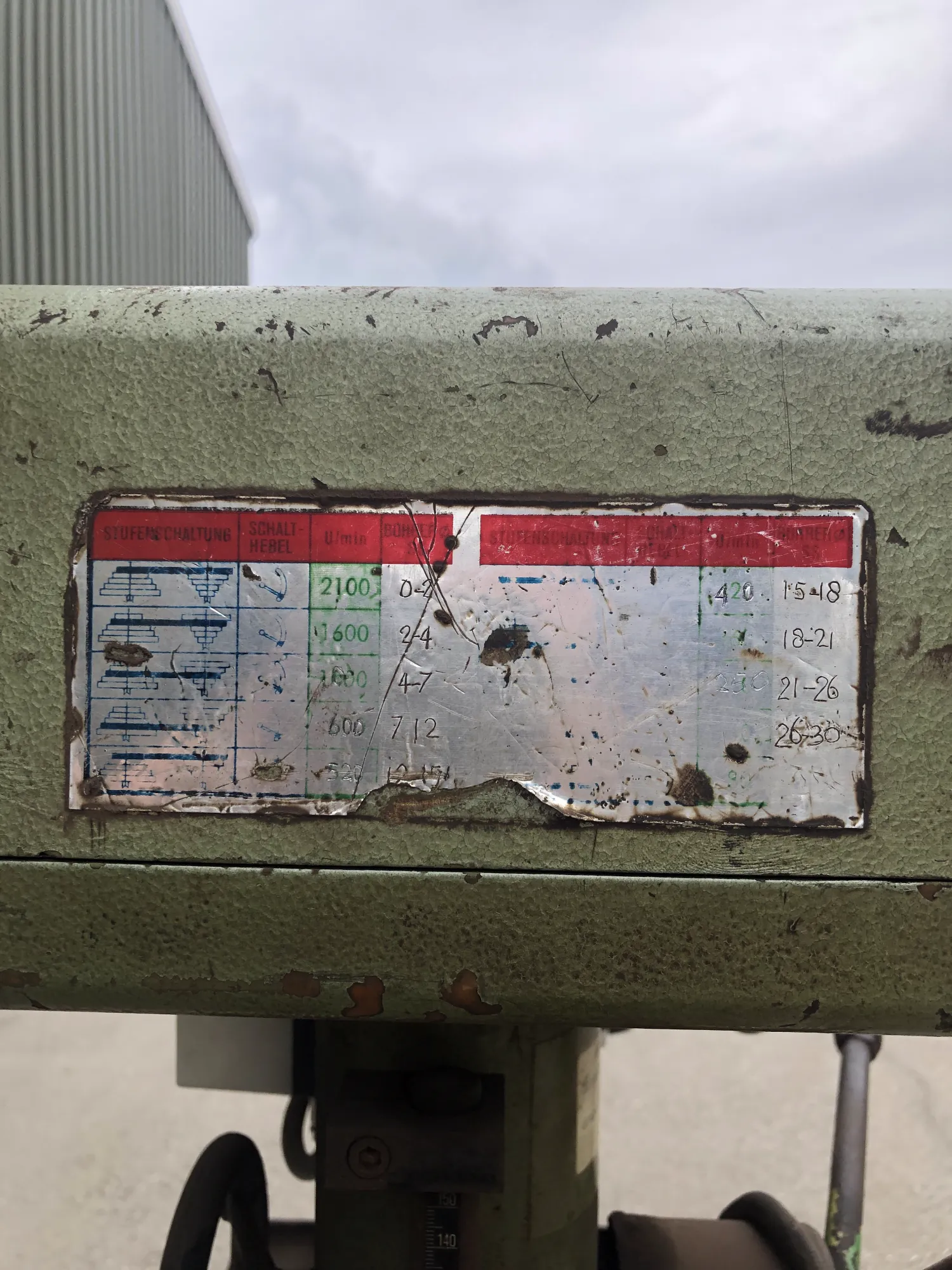 Kolomboormachine te koop - 2 snelheden - EUR 750