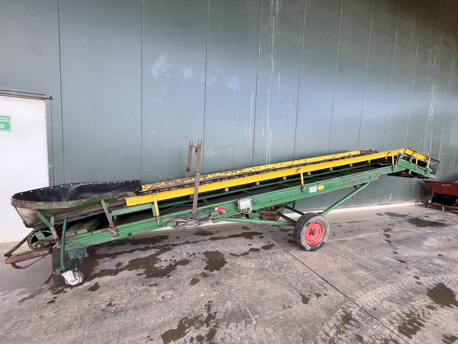 Gebrauchtes Visser Förderband, 7m lang, Top Zustand