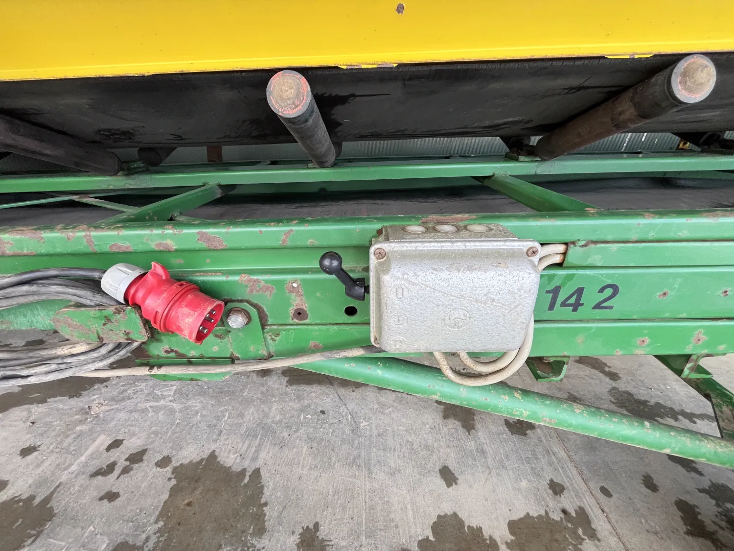 Gebrauchtes Visser Förderband, 7m lang, Top Zustand