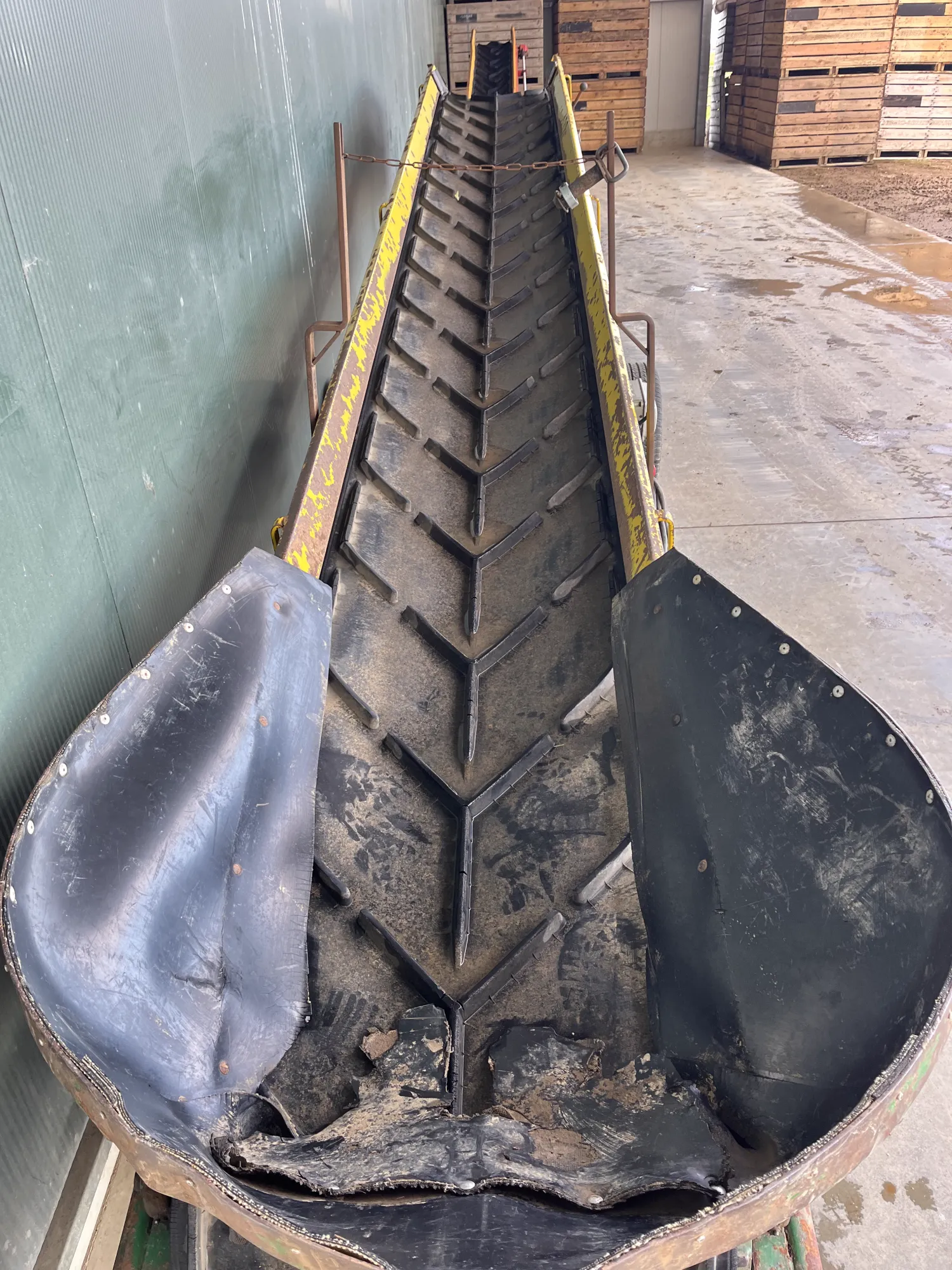 Gebrauchtes Visser Förderband, 7m lang, Top Zustand