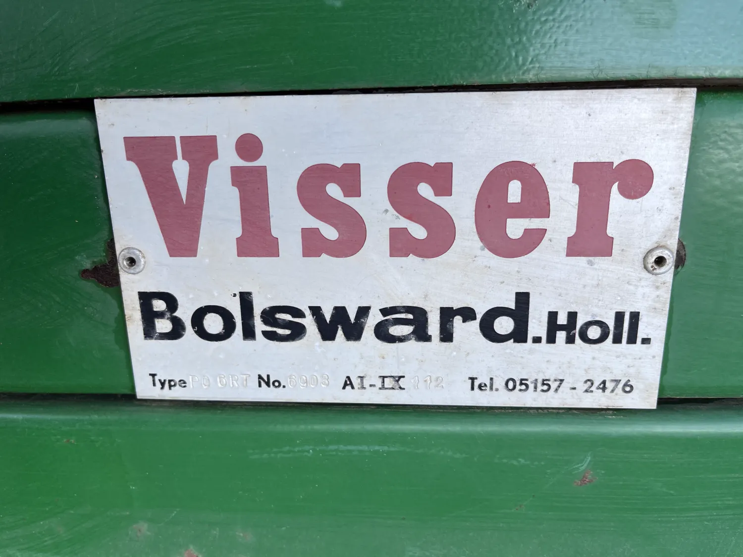 Gebrauchtes Visser Förderband, 7m lang, Top Zustand