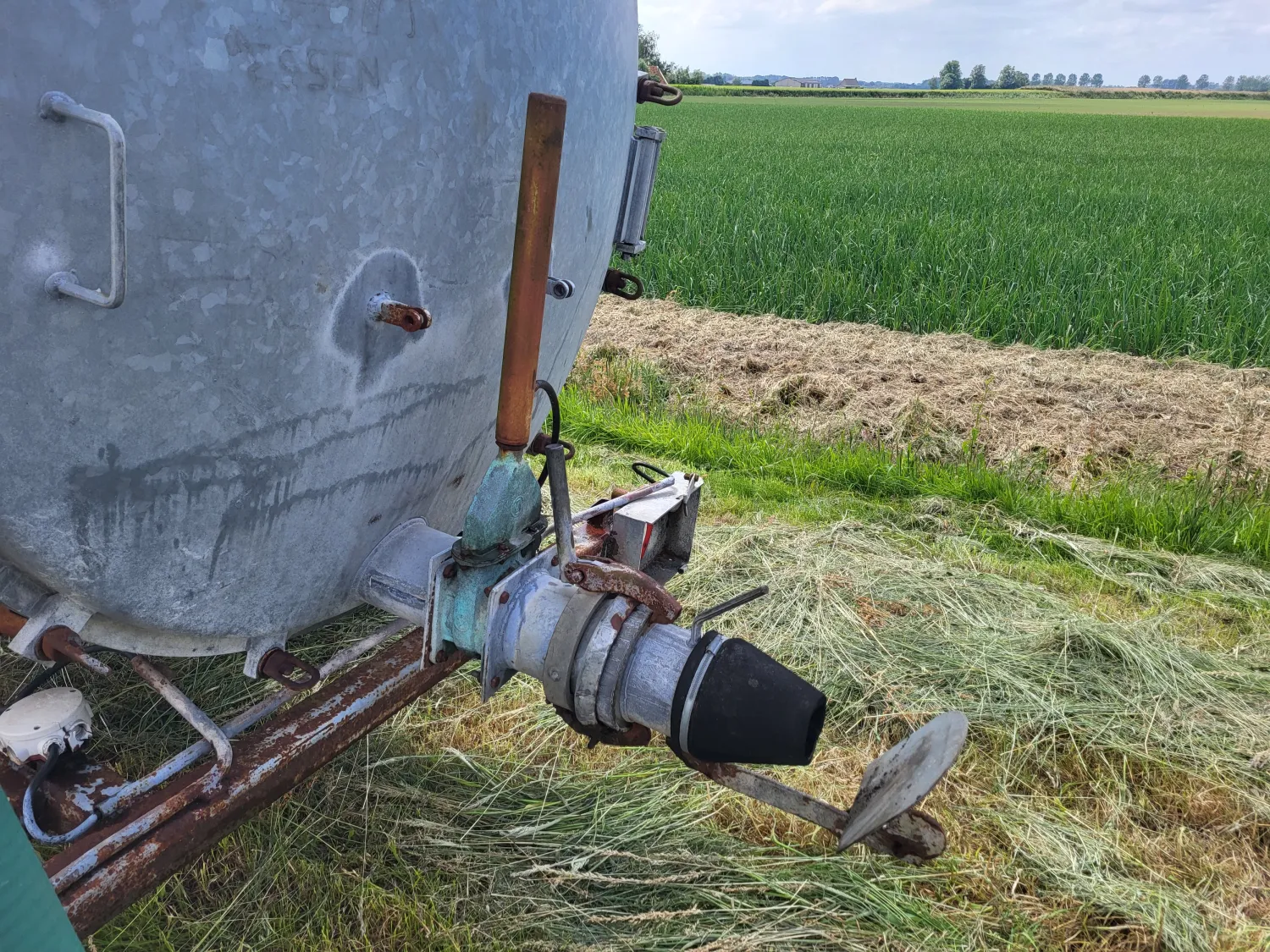 Zelfrijdende giertank 5000 liter - Goedwerkend