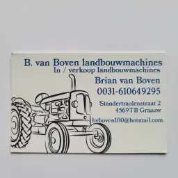 B van Boven landbouwmachines