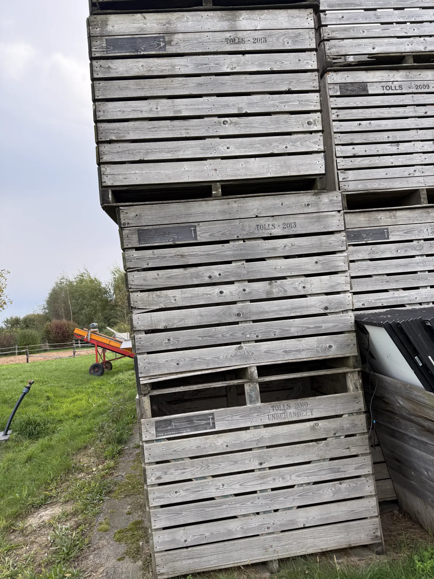 Gebruikte aardappelkisten 120x160x130 - Ventilatiekisten