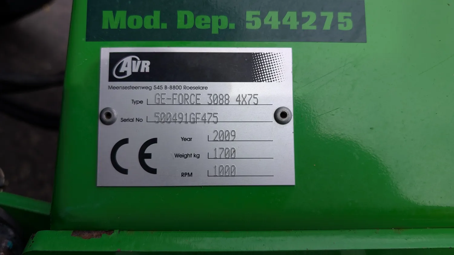 AVR Freză G Force | Combină de cartofi