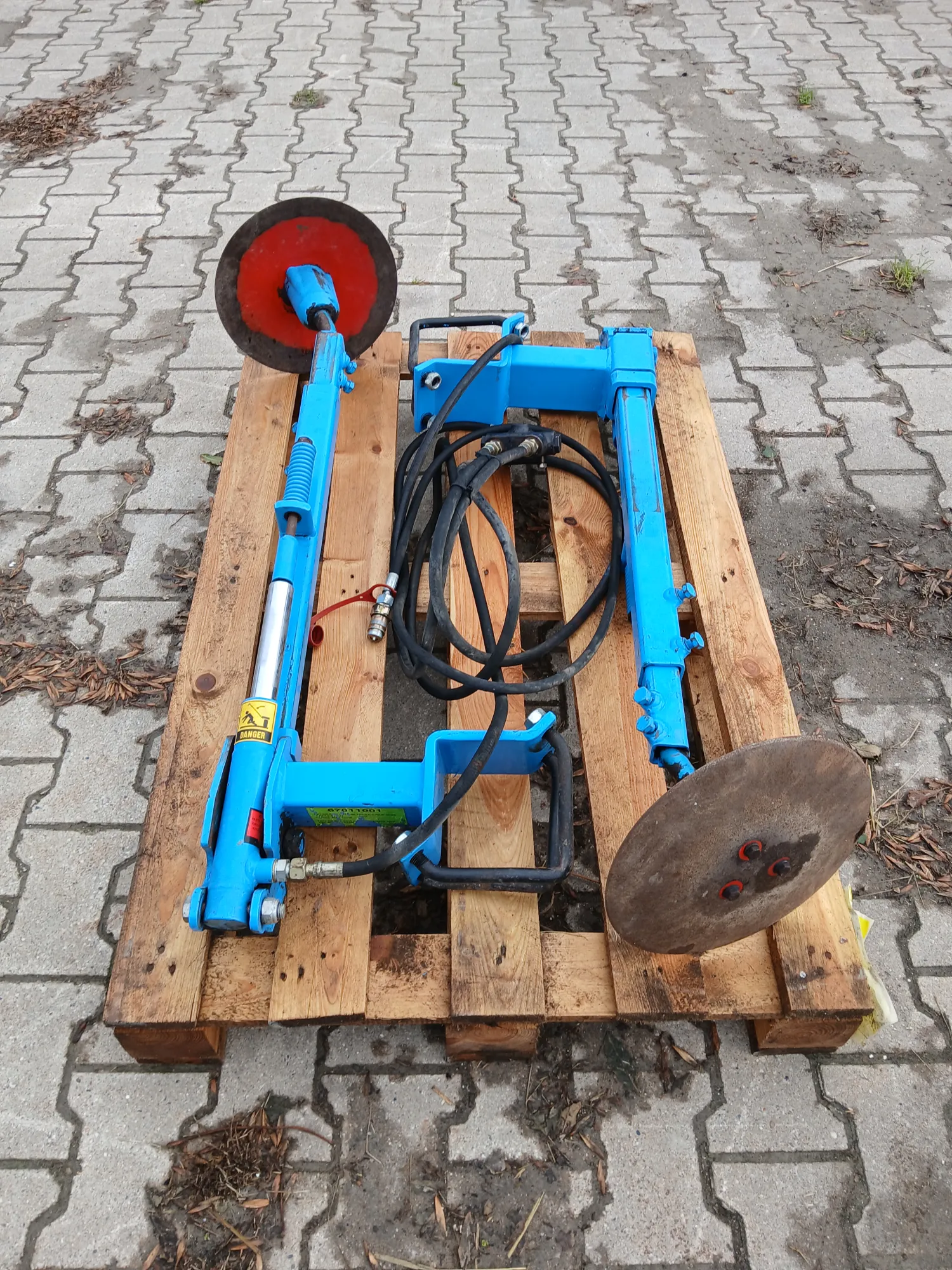 Hydraulische Uitklapbare Markeurs voor Zaaimachines