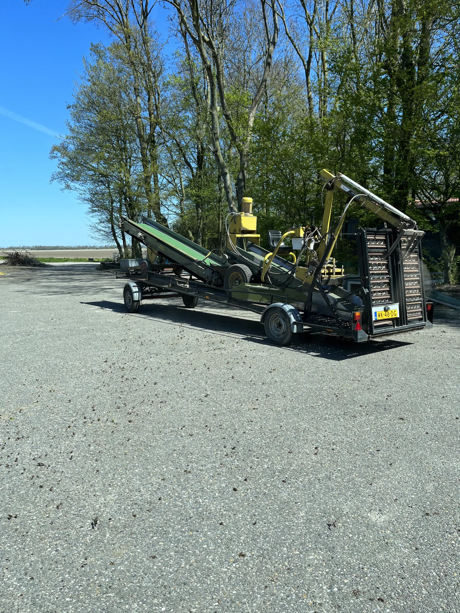 Opschepmachines te huur | Met ribbelband & frequentieregelaar