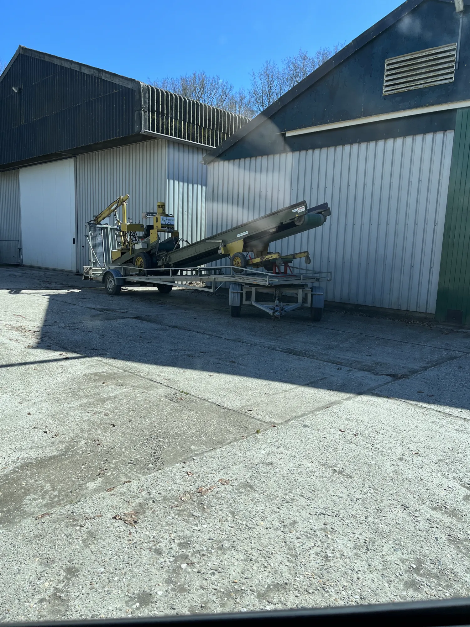 Opschepmachines te huur | Met ribbelband & frequentieregelaar