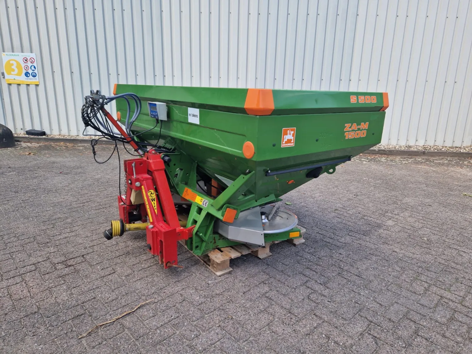 Amazone ZA-M 1500 strooier, 2009, 2000 liter
