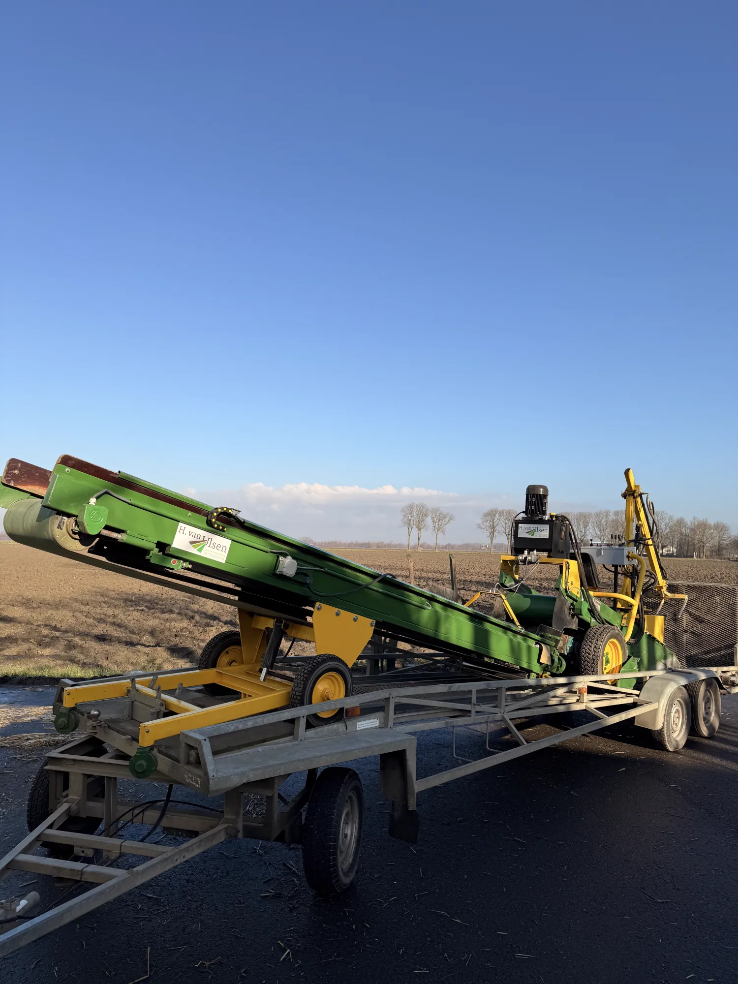 Verhuur Opschepmachines - Ribbelband & Schep inbegrepen