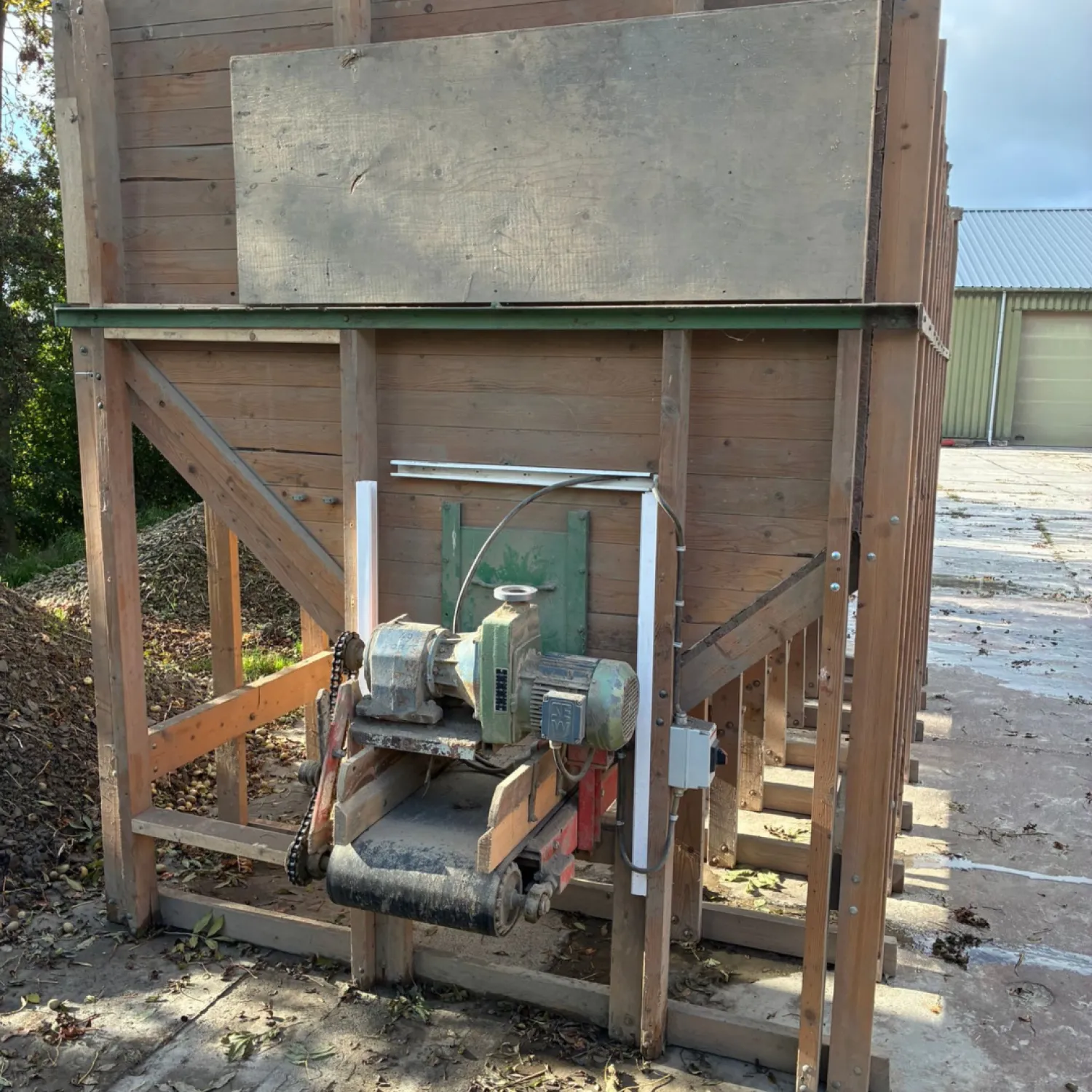 Aardappelbunker Hout - Productvriendelijke Opslag met Onderband