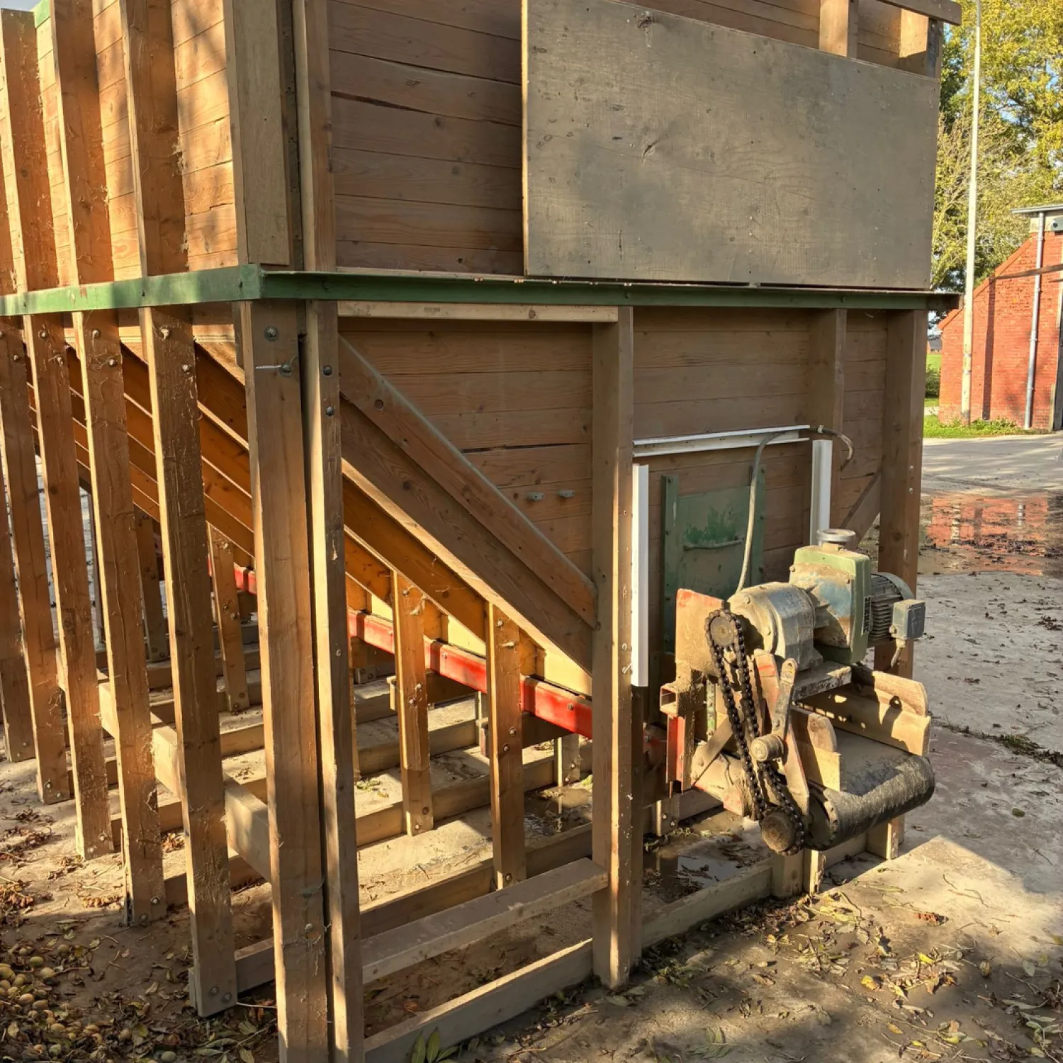 Aardappelbunker Hout - Productvriendelijke Opslag met Onderband