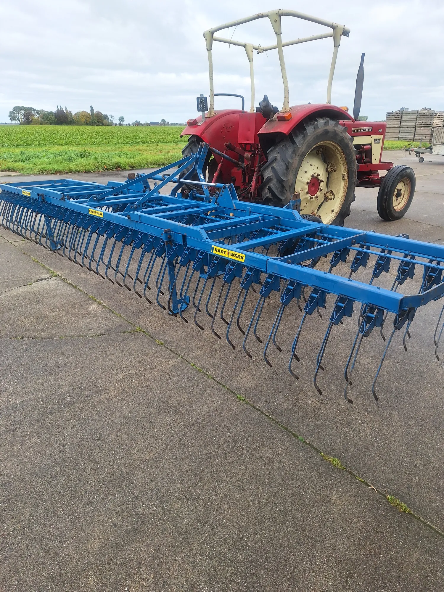 Rabewerk wiedeg 6 m | Hydraulisch opklapbaar | Goede staat