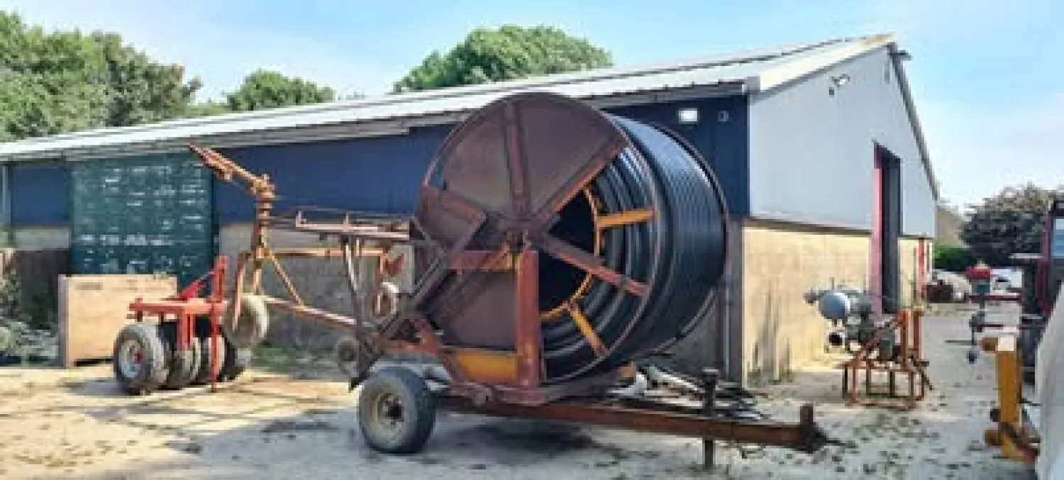 Beregeningshaspel te koop - 100mm, 350 meter - Mastermac computer