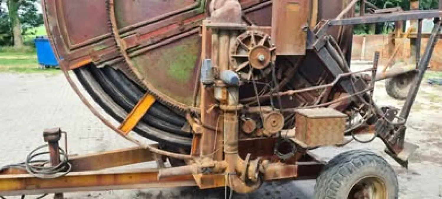 Beregeningshaspel te koop - 100mm, 350 meter - Mastermac computer