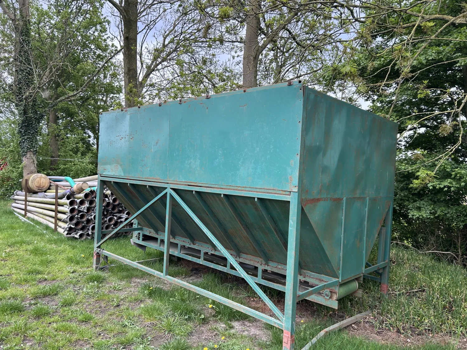 Pootgoed Bunker met Beluchting - 4x2,25x2,50m