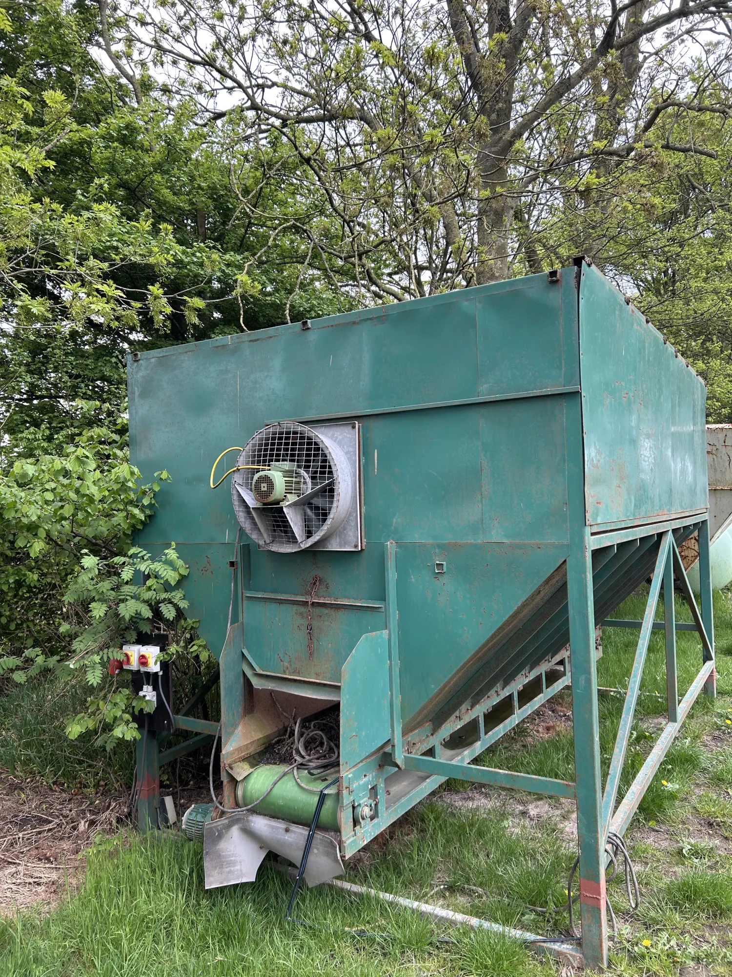 Pootgoed Bunker met Beluchting - 4x2,25x2,50m