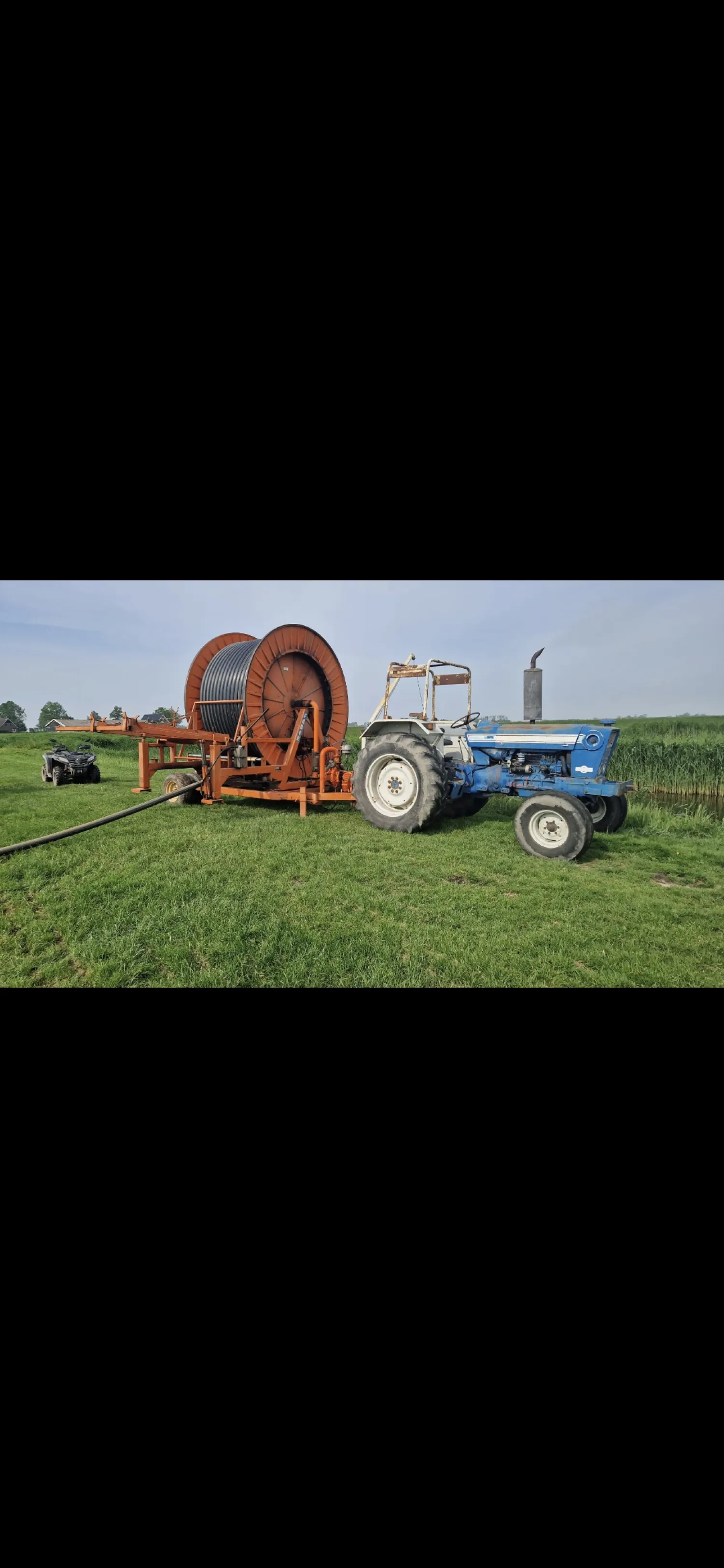 Faber Beregeningshaspel: 300m slang, Hydromotor vernieuwd