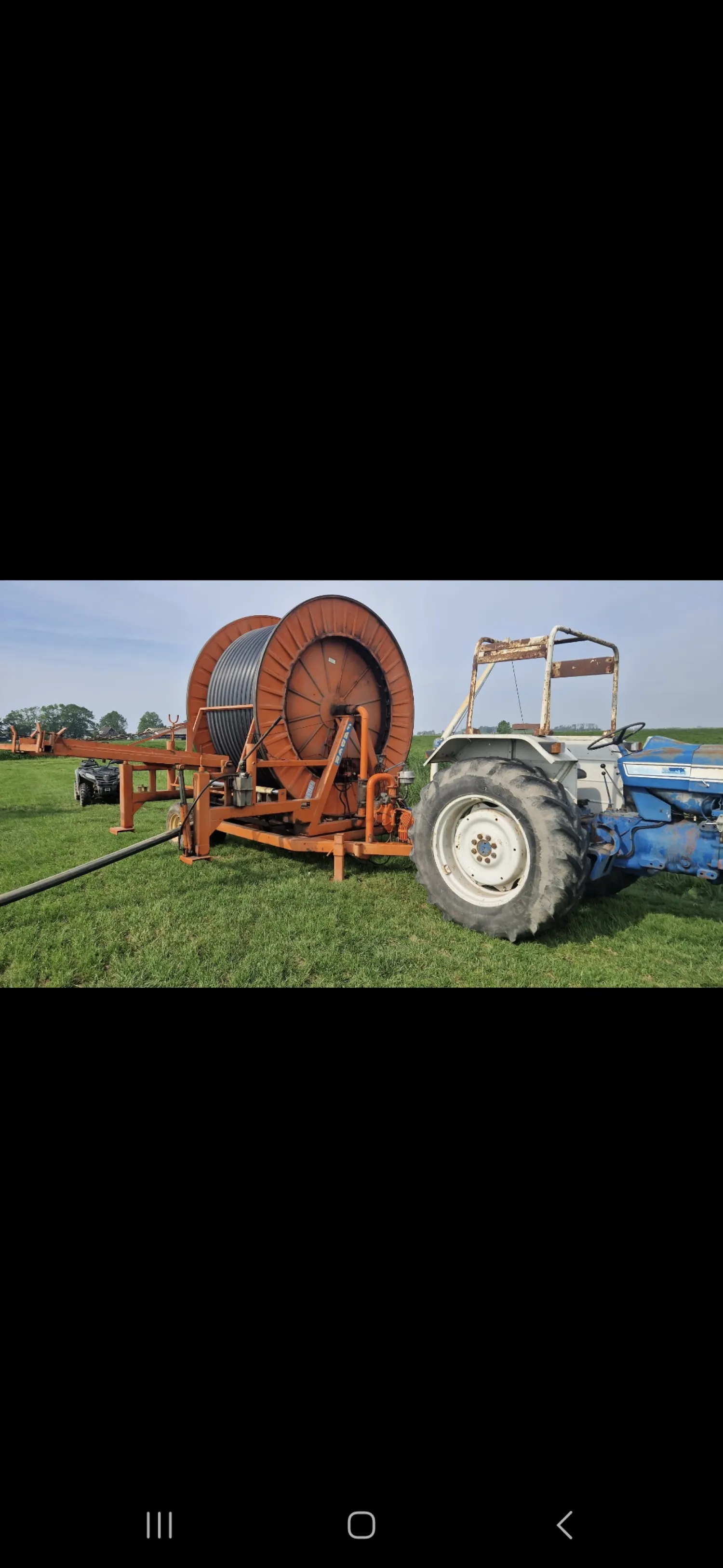 Faber Beregeningshaspel: 300m slang, Hydromotor vernieuwd