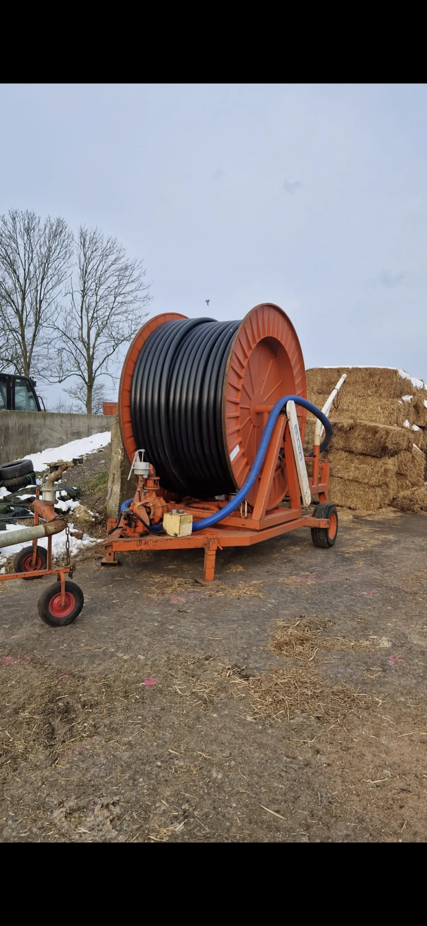Faber Beregeningshaspel: 300m slang, Hydromotor vernieuwd