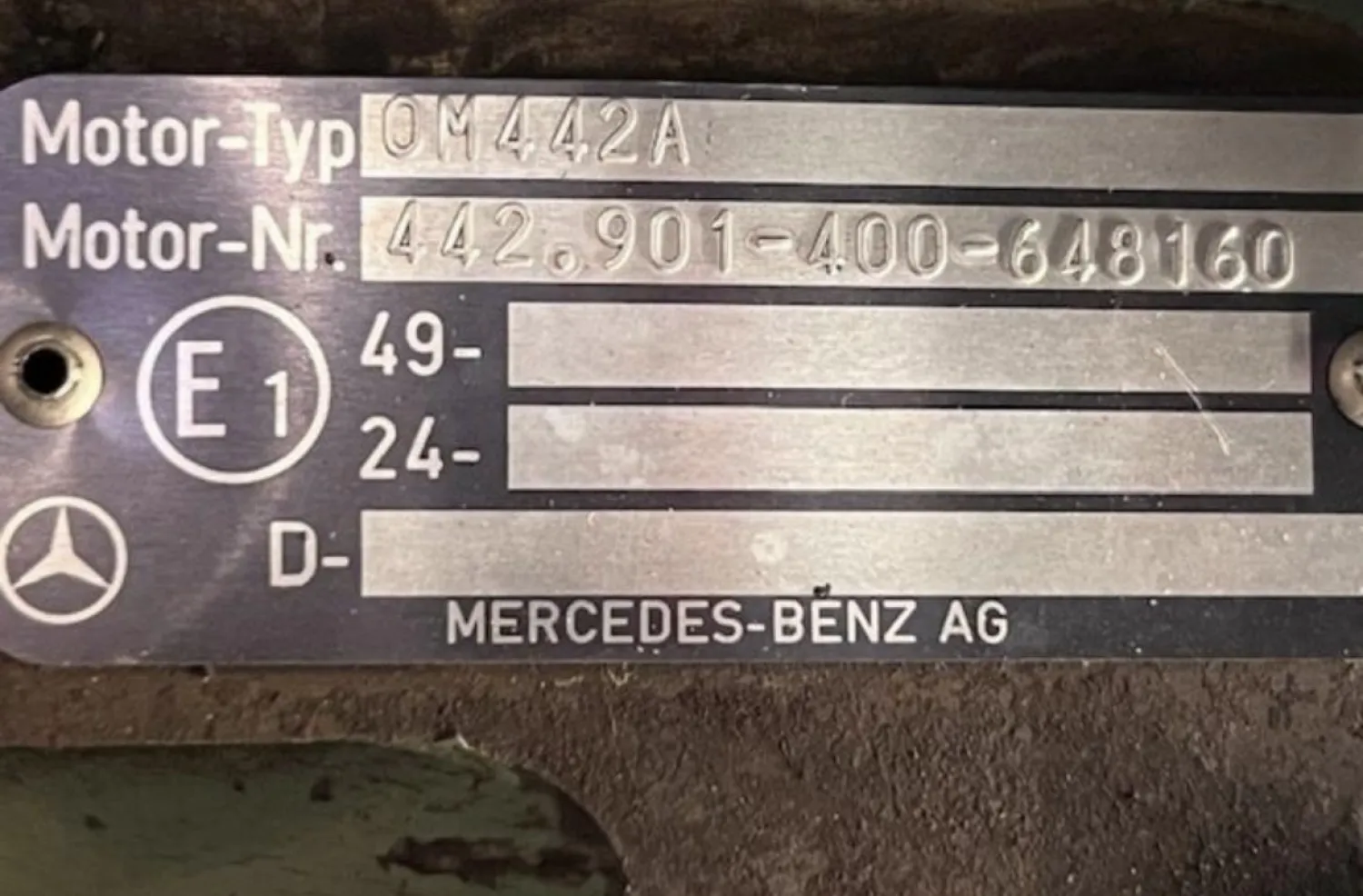 Mercedes OM 442 A Motor | Landbouwvoertuig Onderdeel