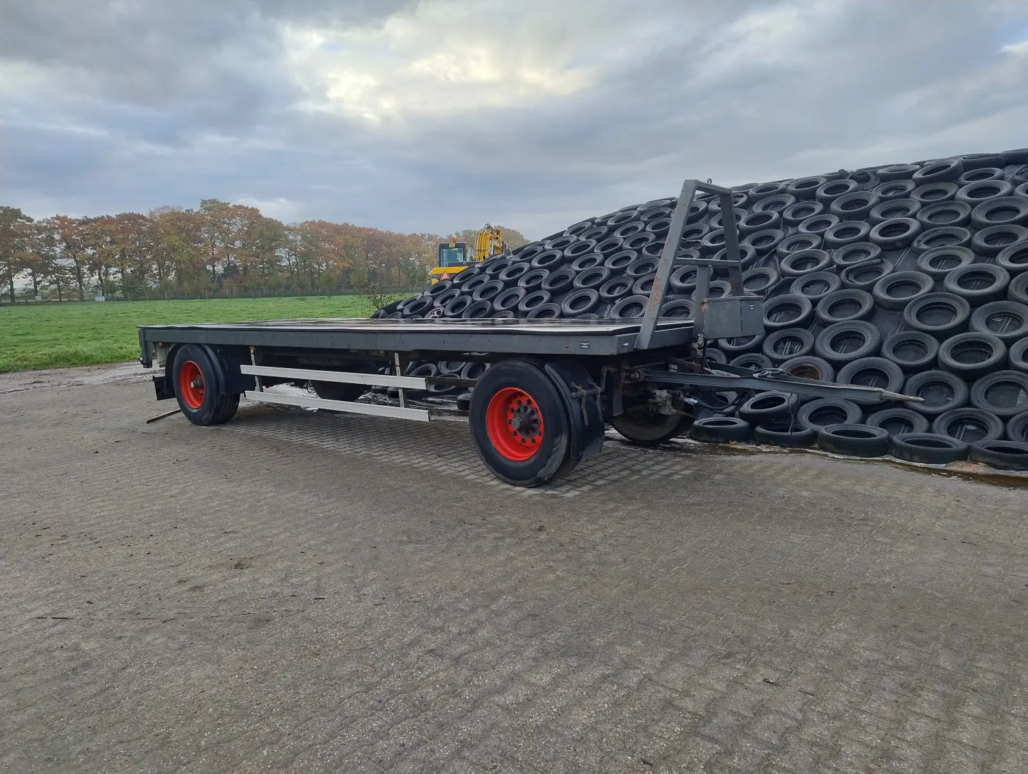 Pacton Wagen 720cm - Rubbermat, Luchtvering - Ex BTW