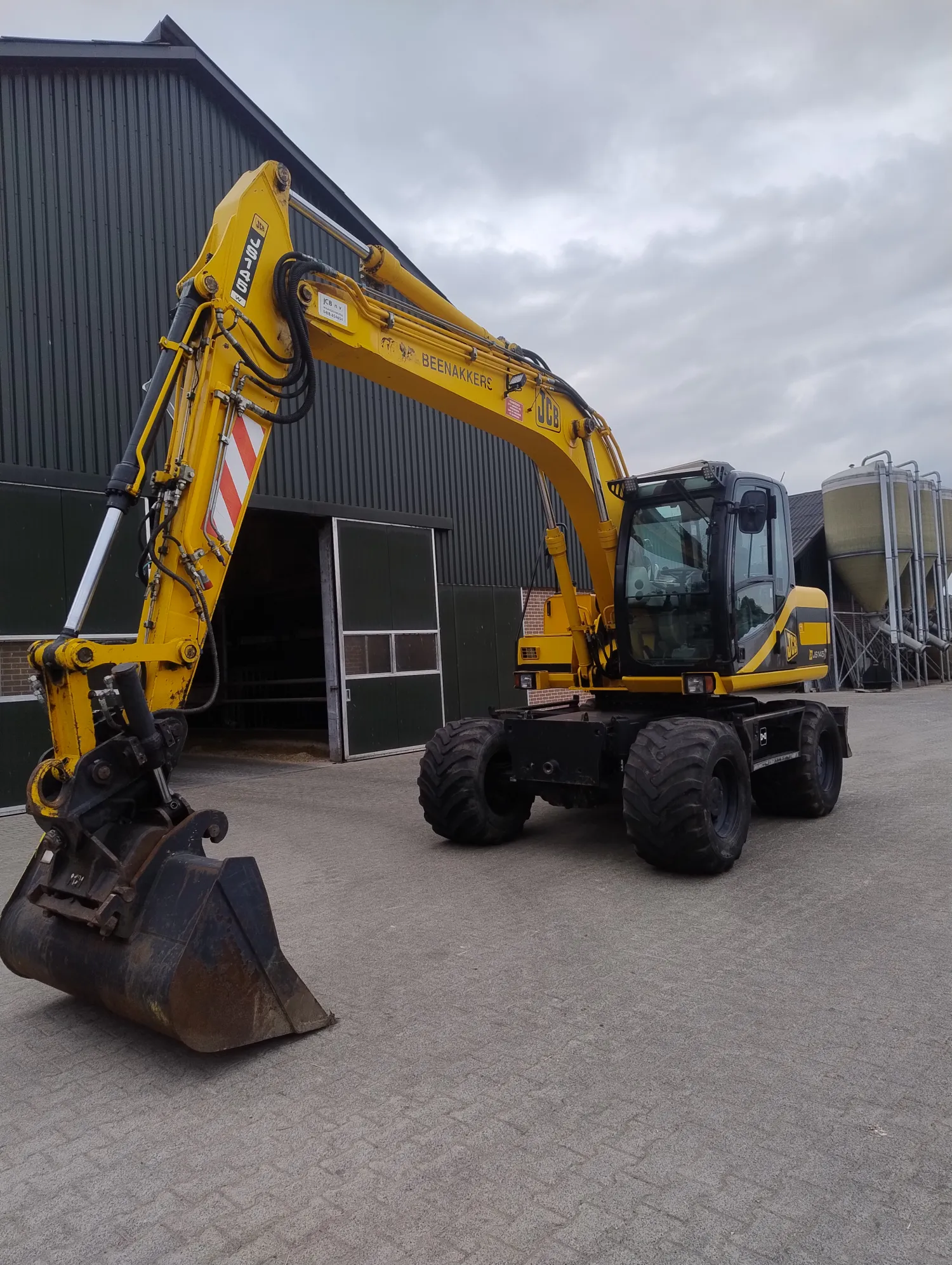 JCB JS145W Mobiele Kraan 2007 - Goede Staat