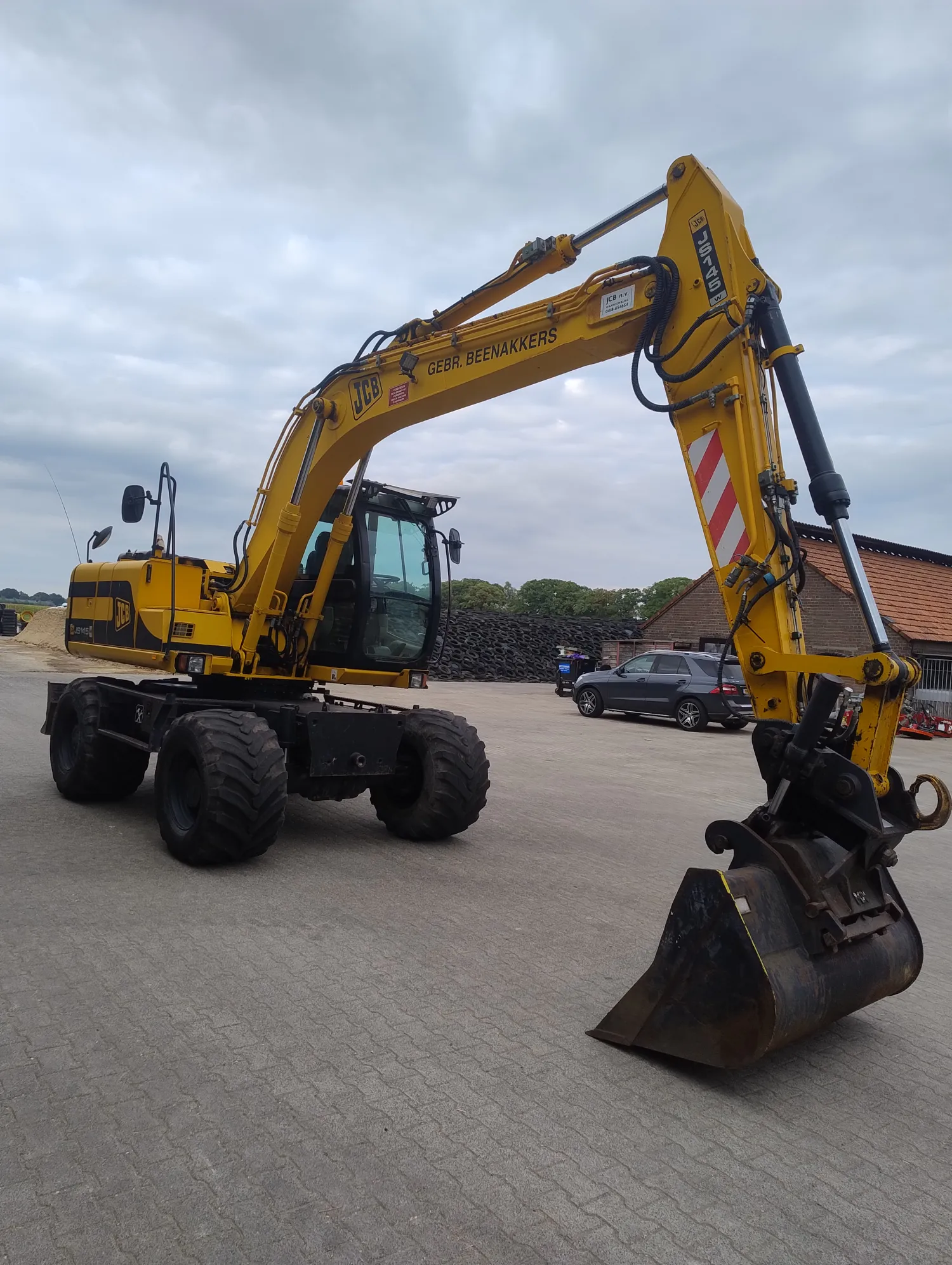 JCB JS145W Mobiele Kraan 2007 - Goede Staat