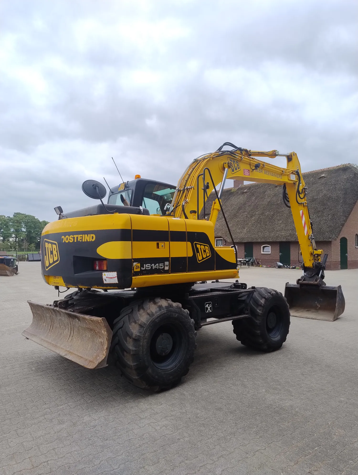 JCB JS145W Mobiele Kraan 2007 - Goede Staat