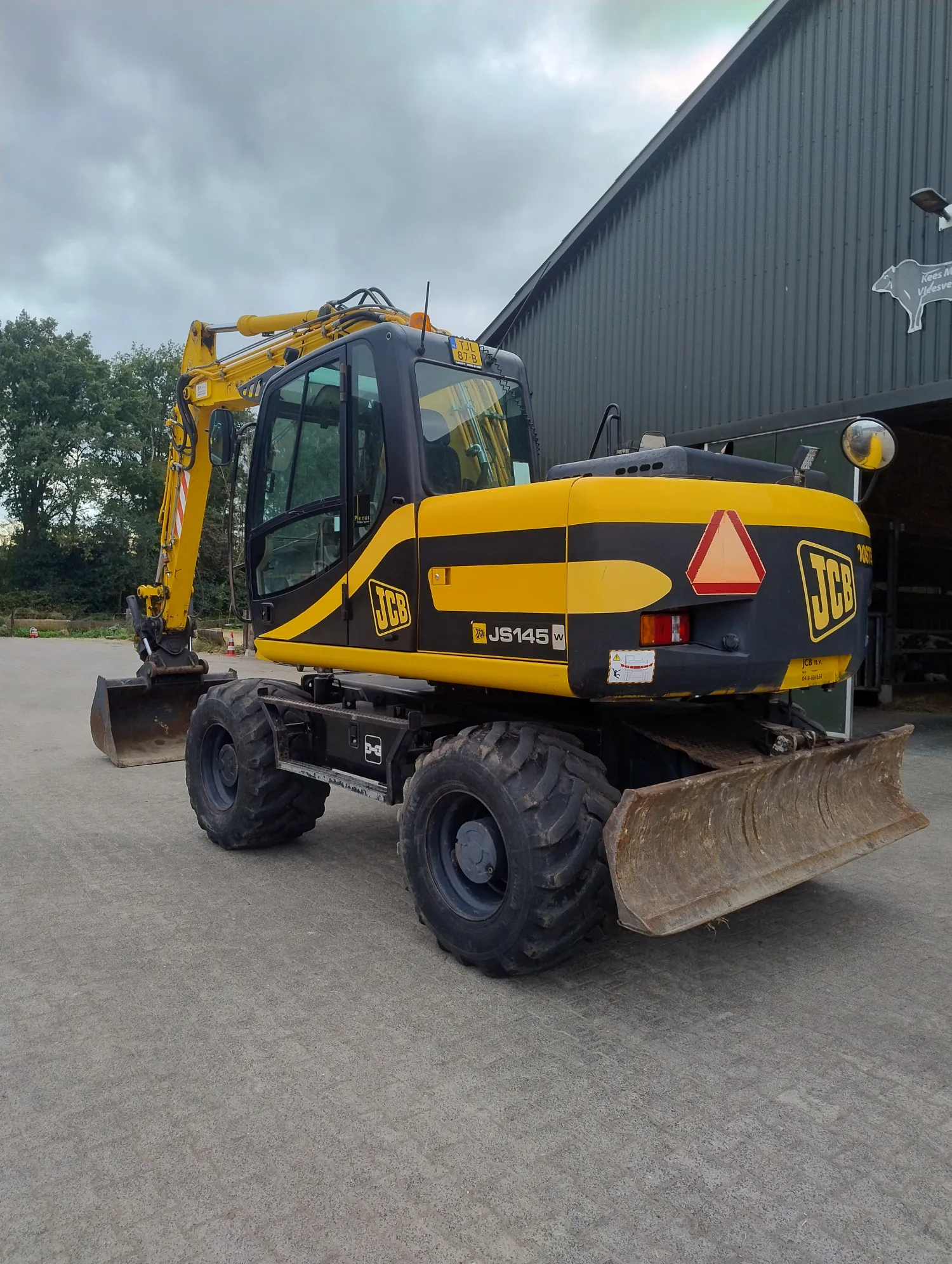JCB JS145W Mobiele Kraan 2007 - Goede Staat
