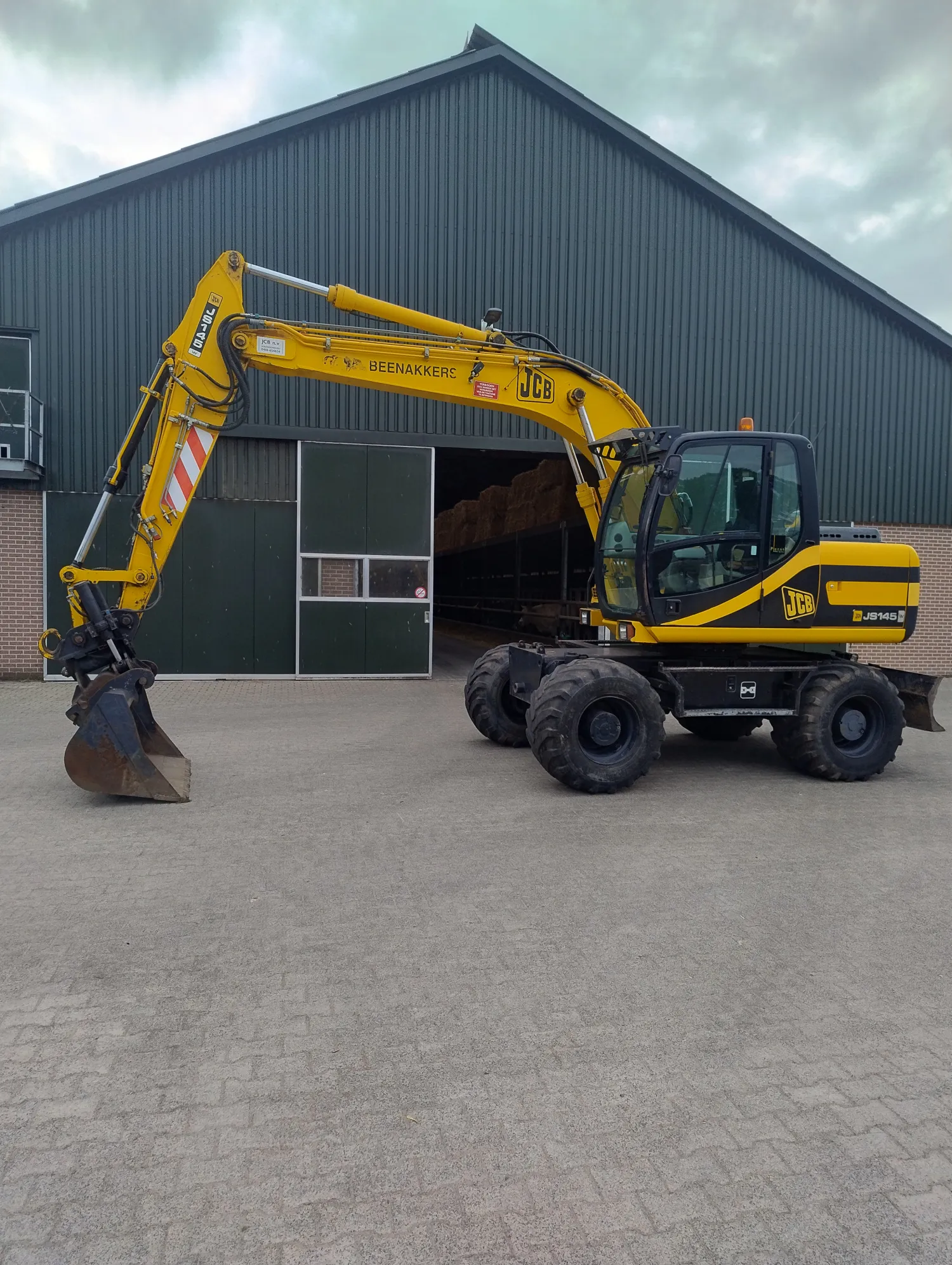 JCB JS145W Mobiele Kraan 2007 - Goede Staat
