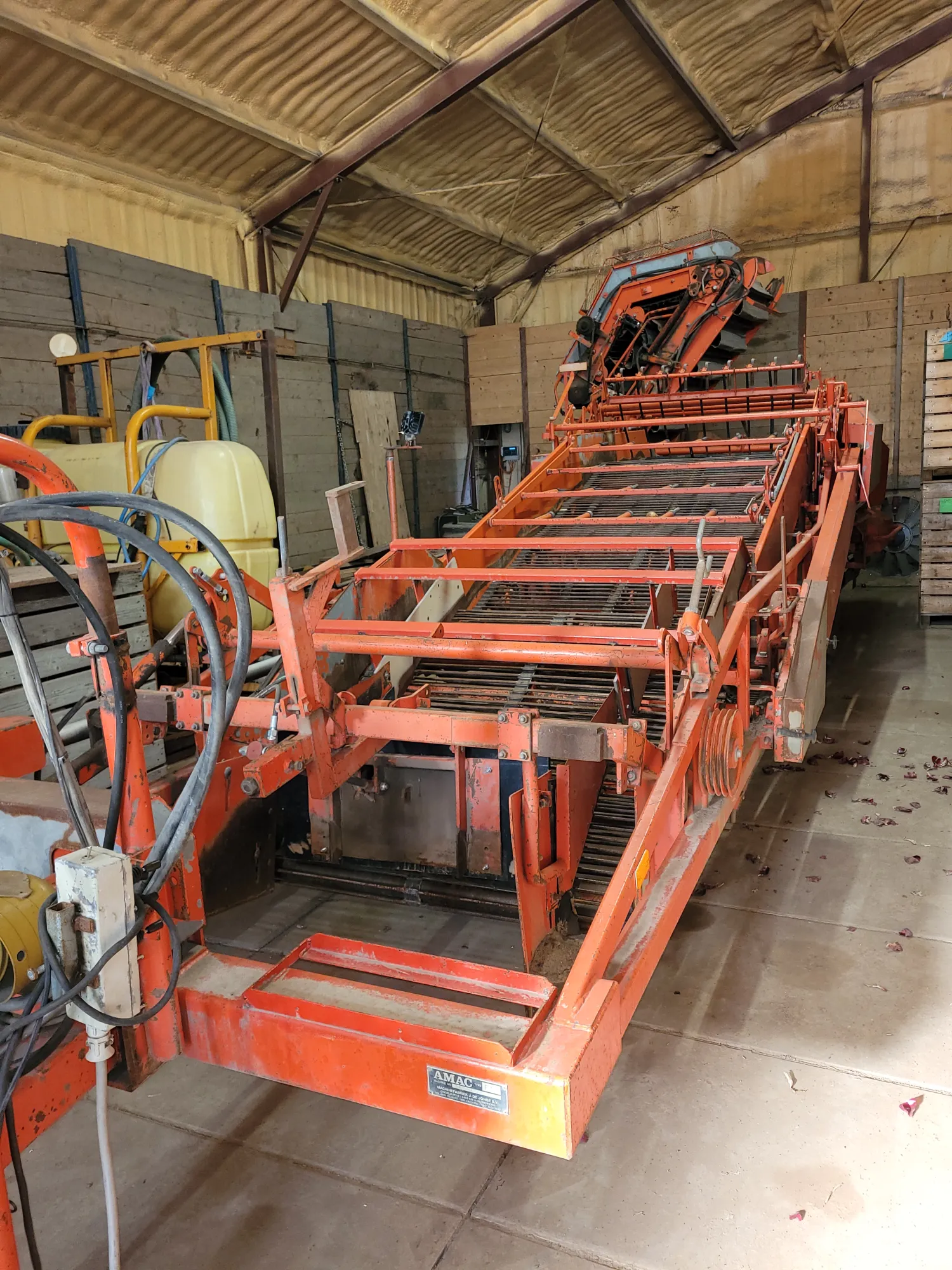 Amac E2 uienlader te koop | Efficiënte uienoogst