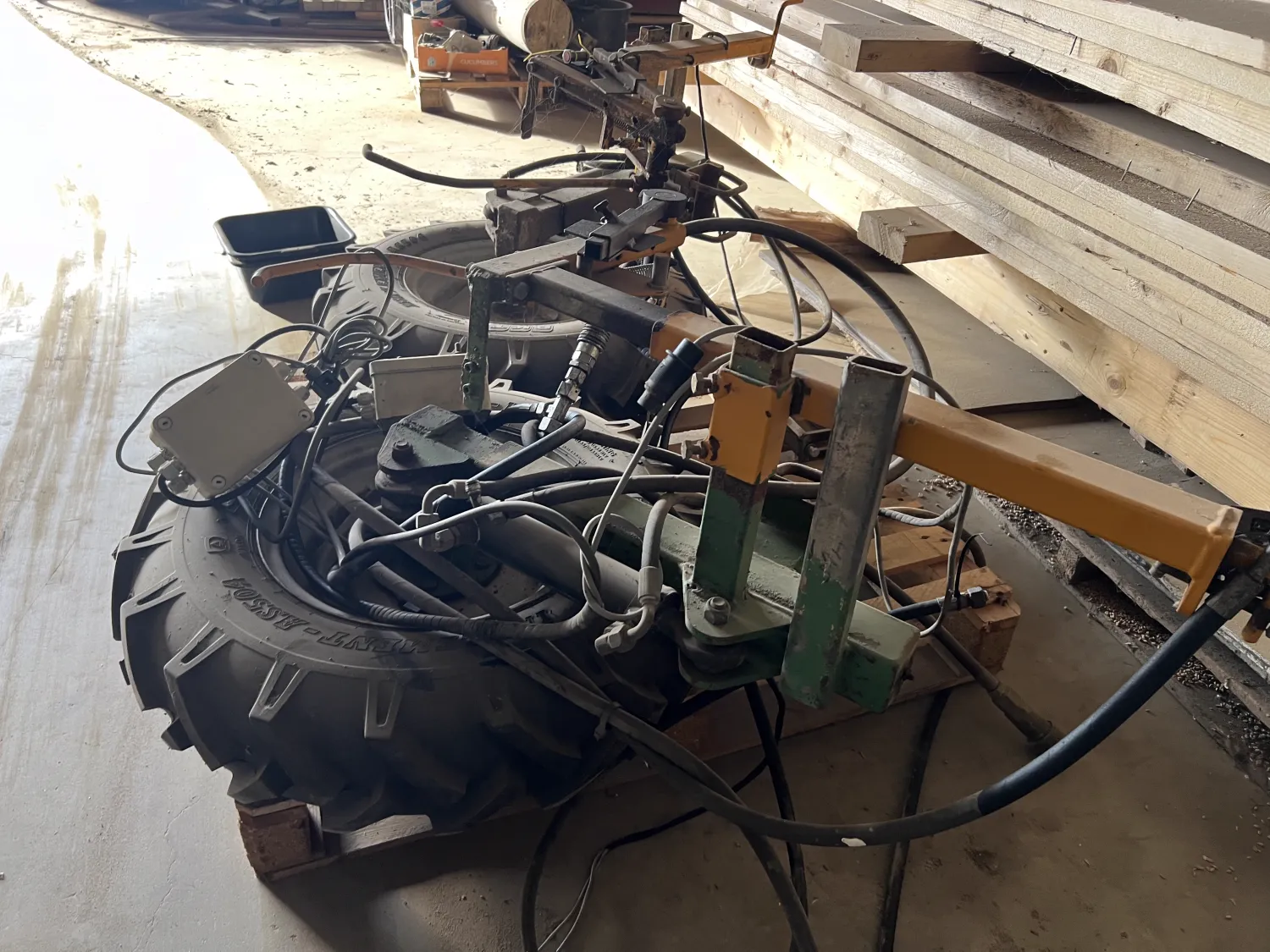Wielen met automatische hoogteregeling | €750