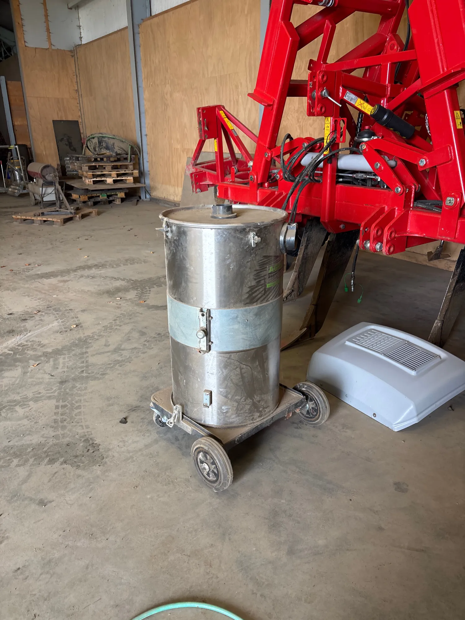 Agrodust Voorraadtank: Meer stofopname