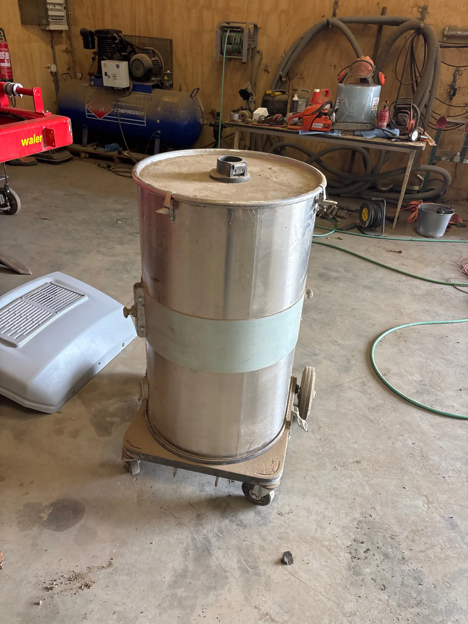 Agrodust Voorraadtank: Meer stofopname