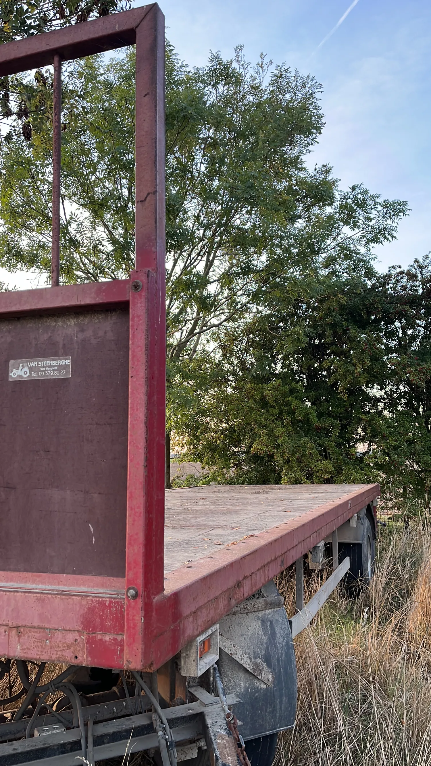 Platte wagen te koop - Ideaal voor kisten transport